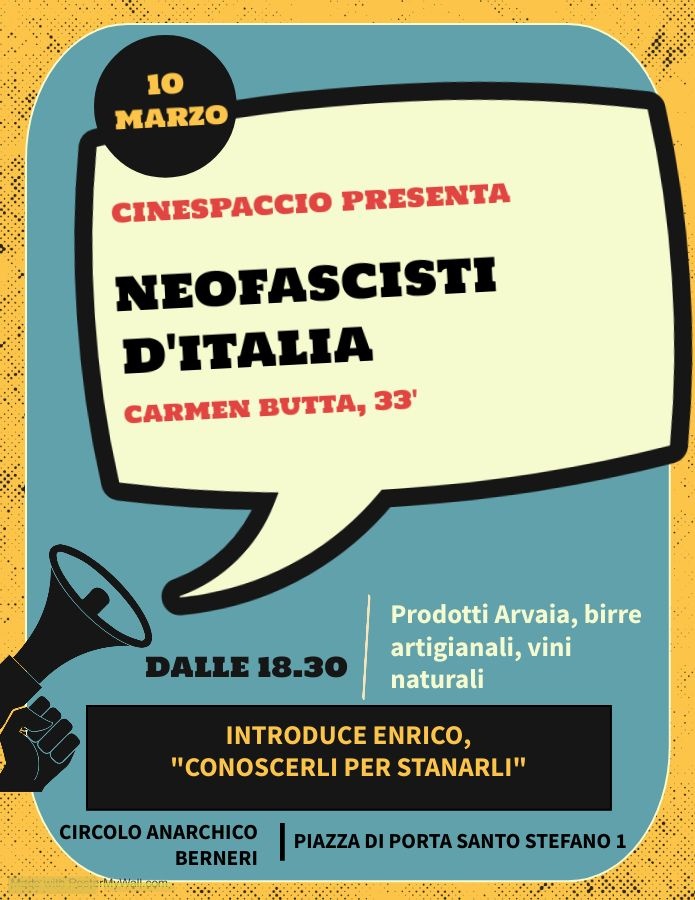 Proiezione di Neofascisti d'Italia